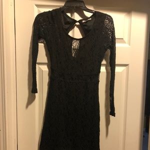 Lace Long-sleeve Dress